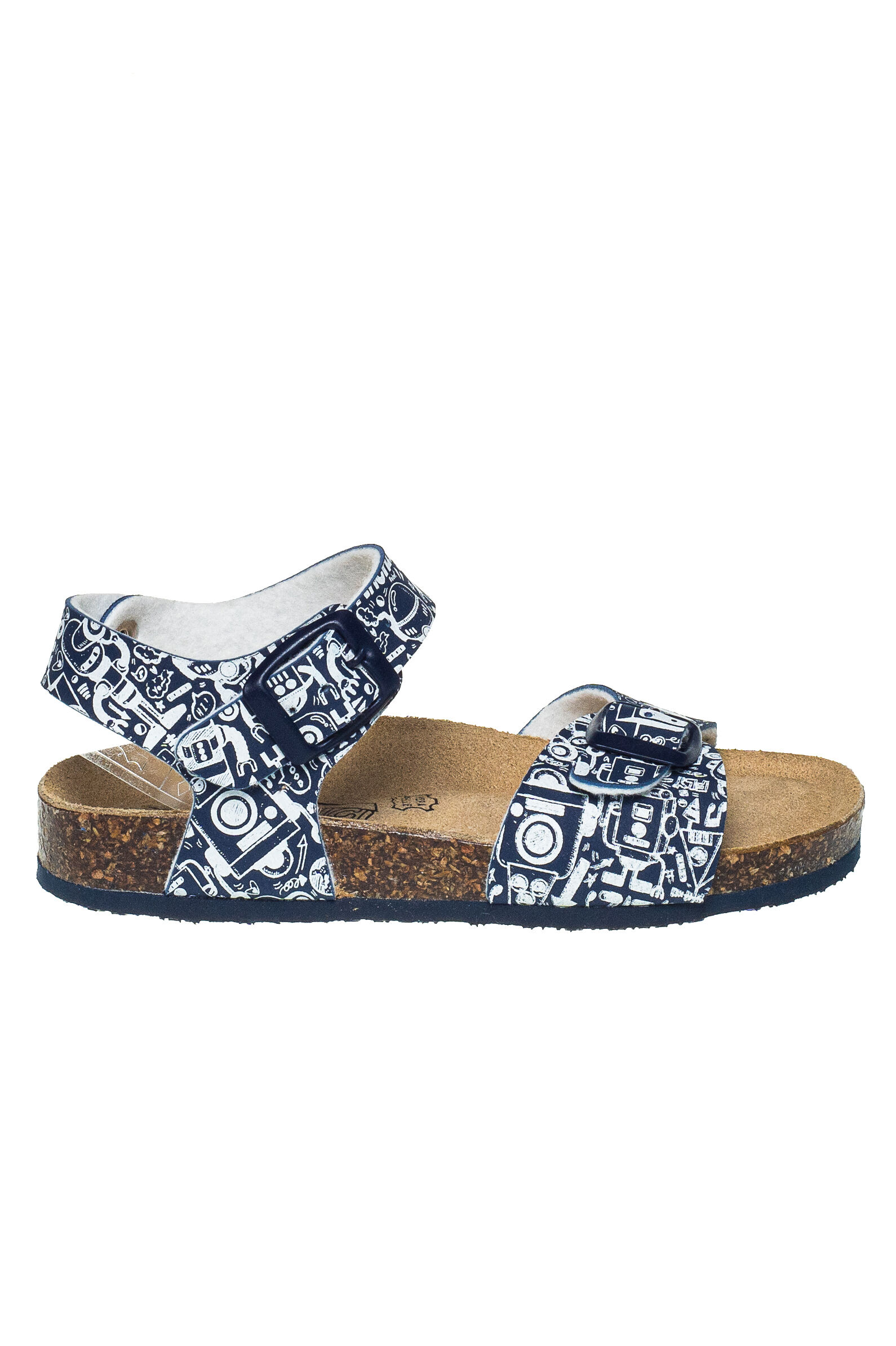 Сандалии мал. АРТ.7429033,син-бел,и.к/тек-н.к