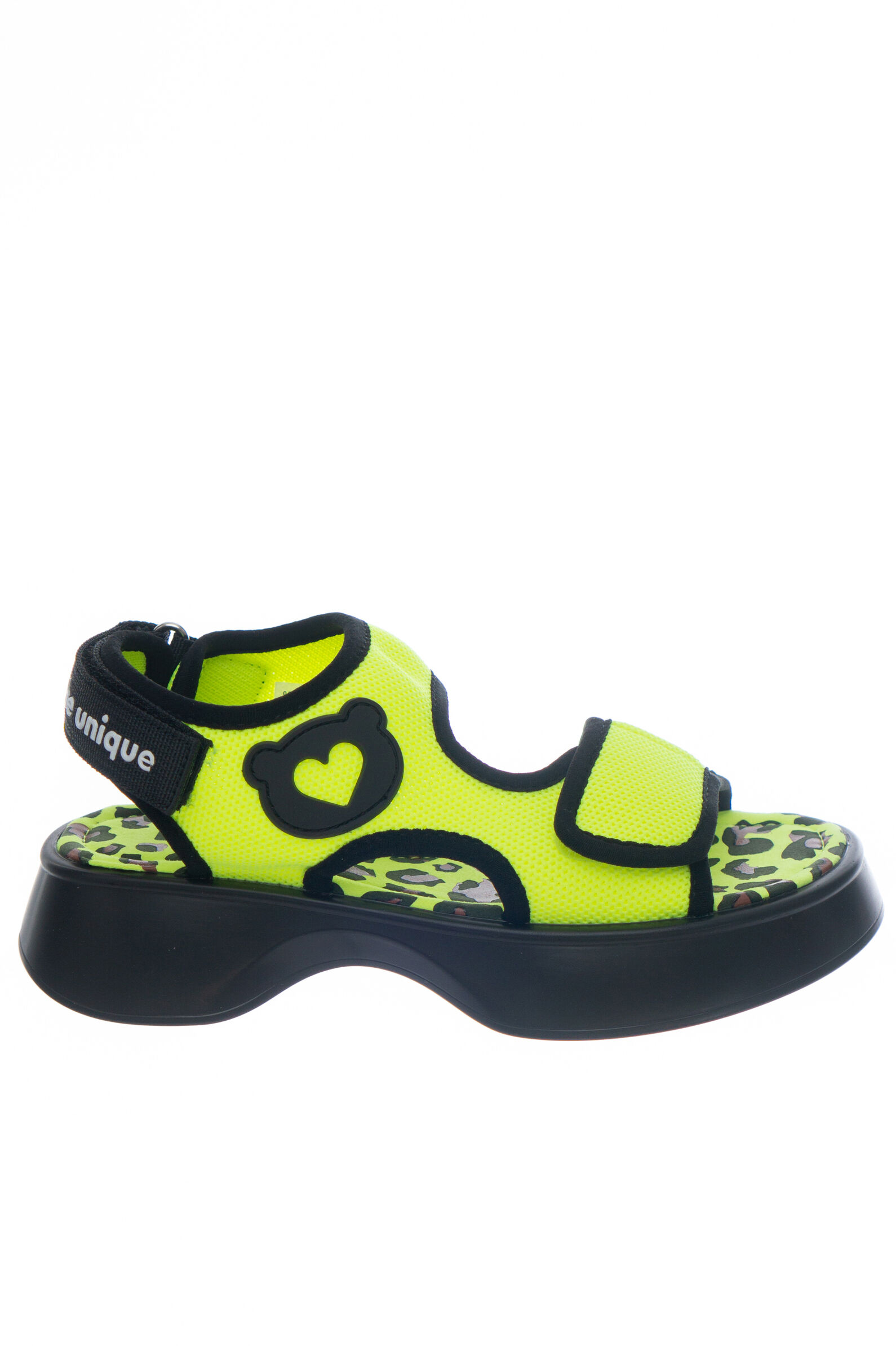 Босоножки дев. АРТ.23-540B,жел-чер,тек/тек