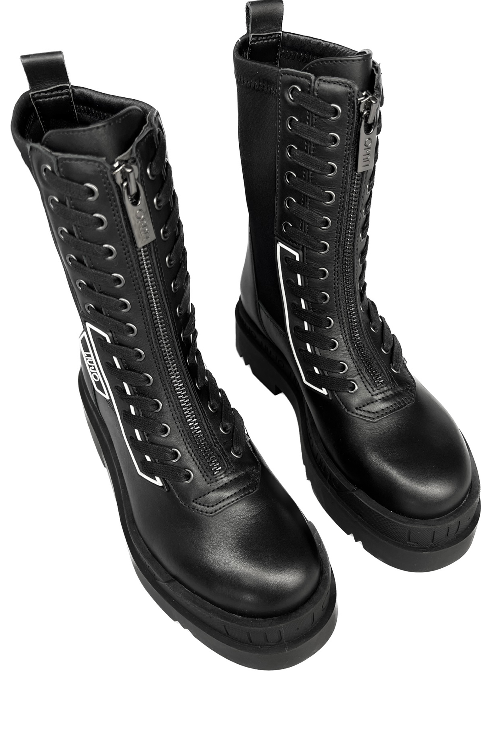 Ботинки жен. АРТ.SF2171TX21822222,чер,н.к-и.к/тек