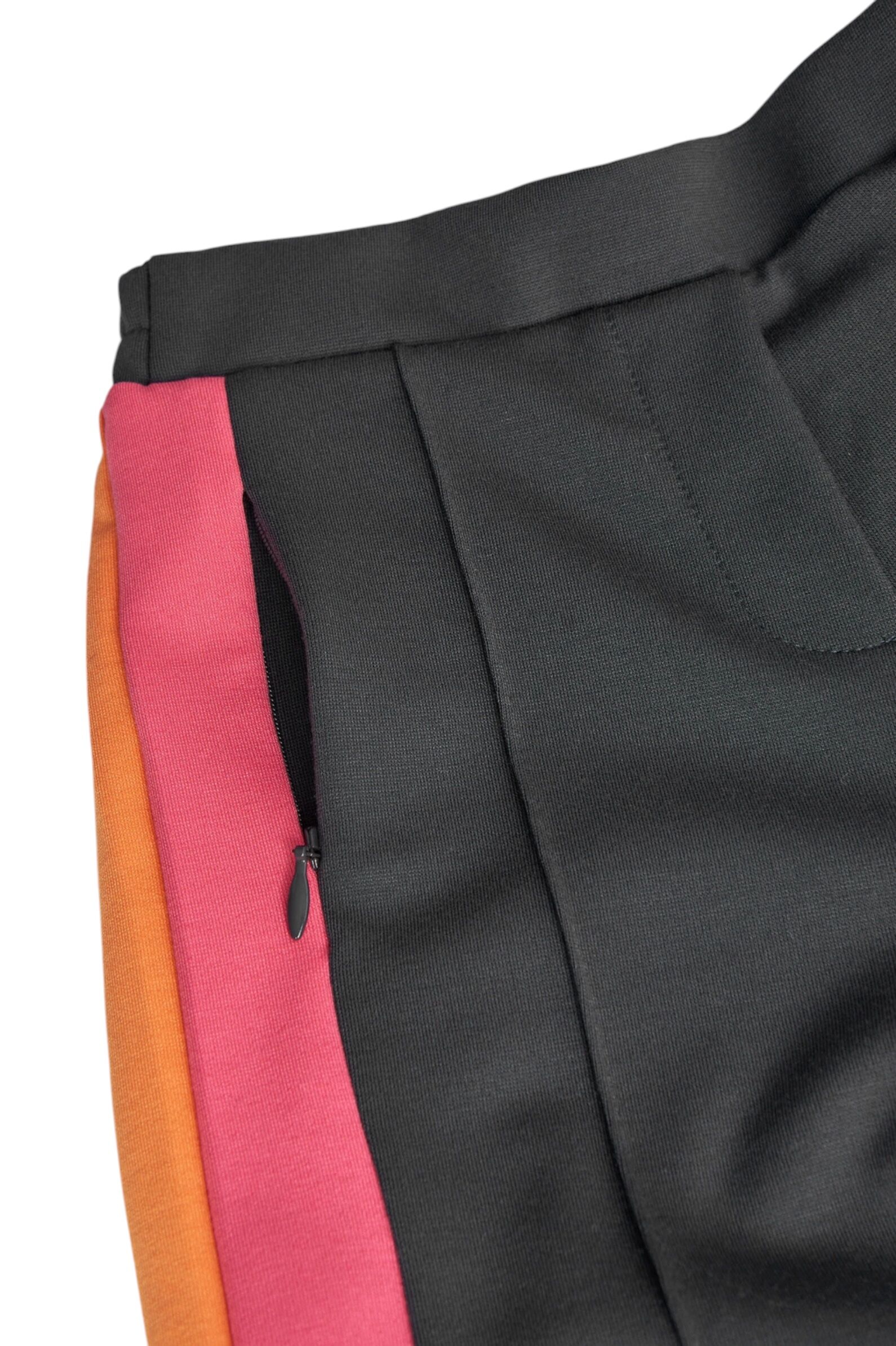 Брюки дев. АРТ.419116,сер-мул,пэ-вис-эл