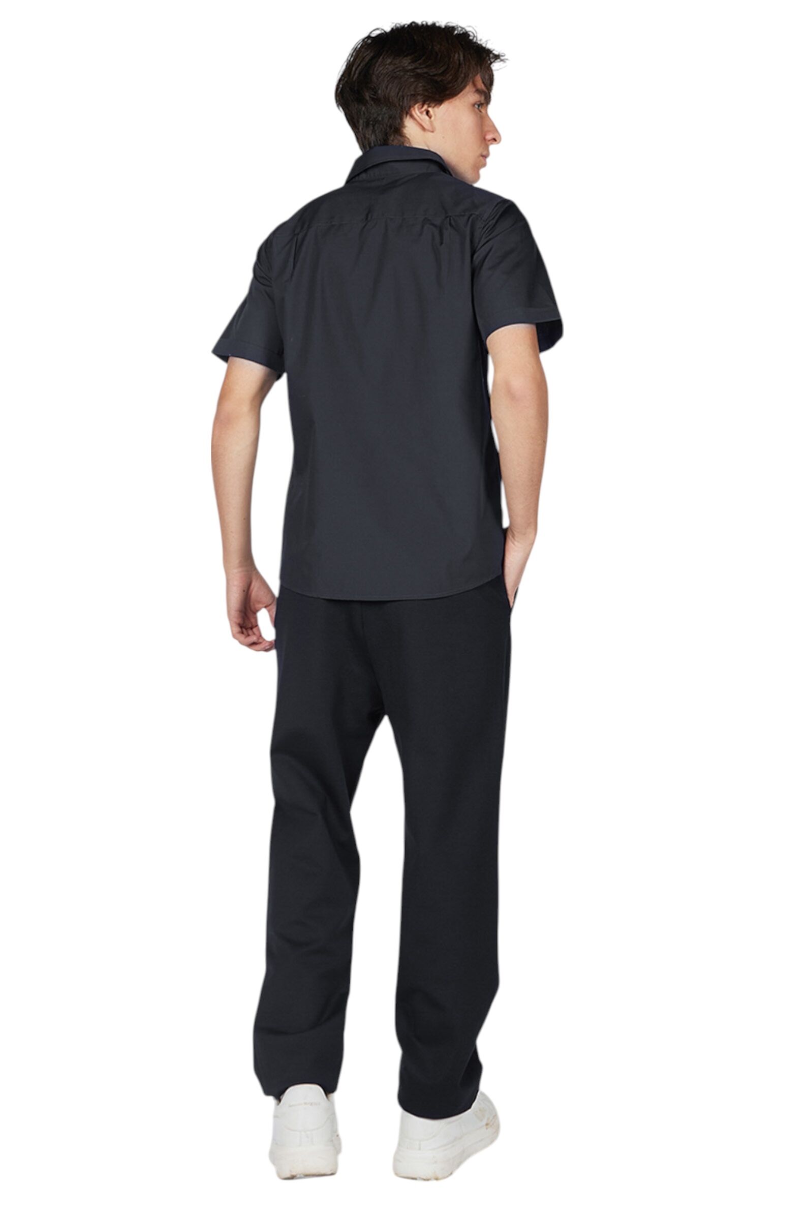 Брюки мал. АРТ.B-TR35265,чер,вис-па-эл