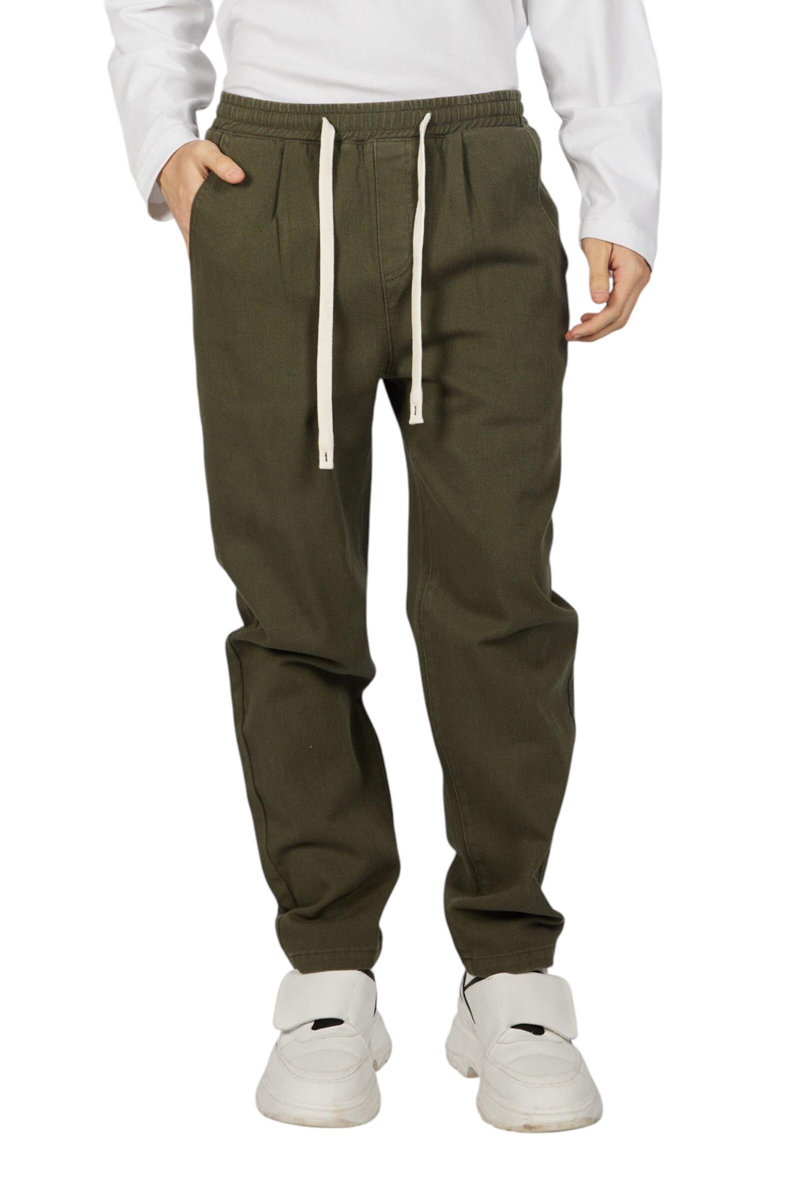 Брюки мал. АРТ.B-TR35457,хаки,хл