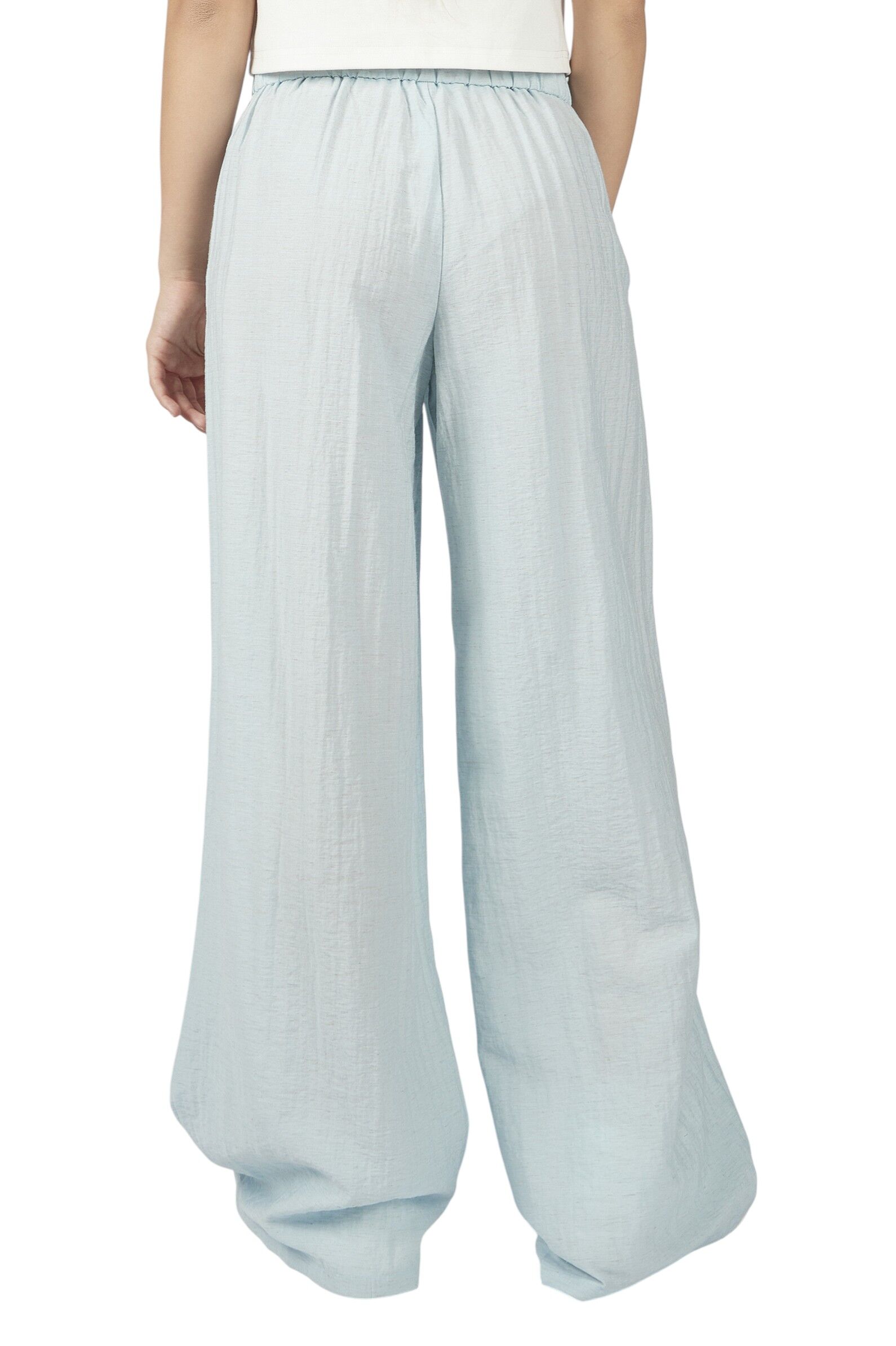 Брюки дев. АРТ.G-TR26074,гол,тенсель-лён