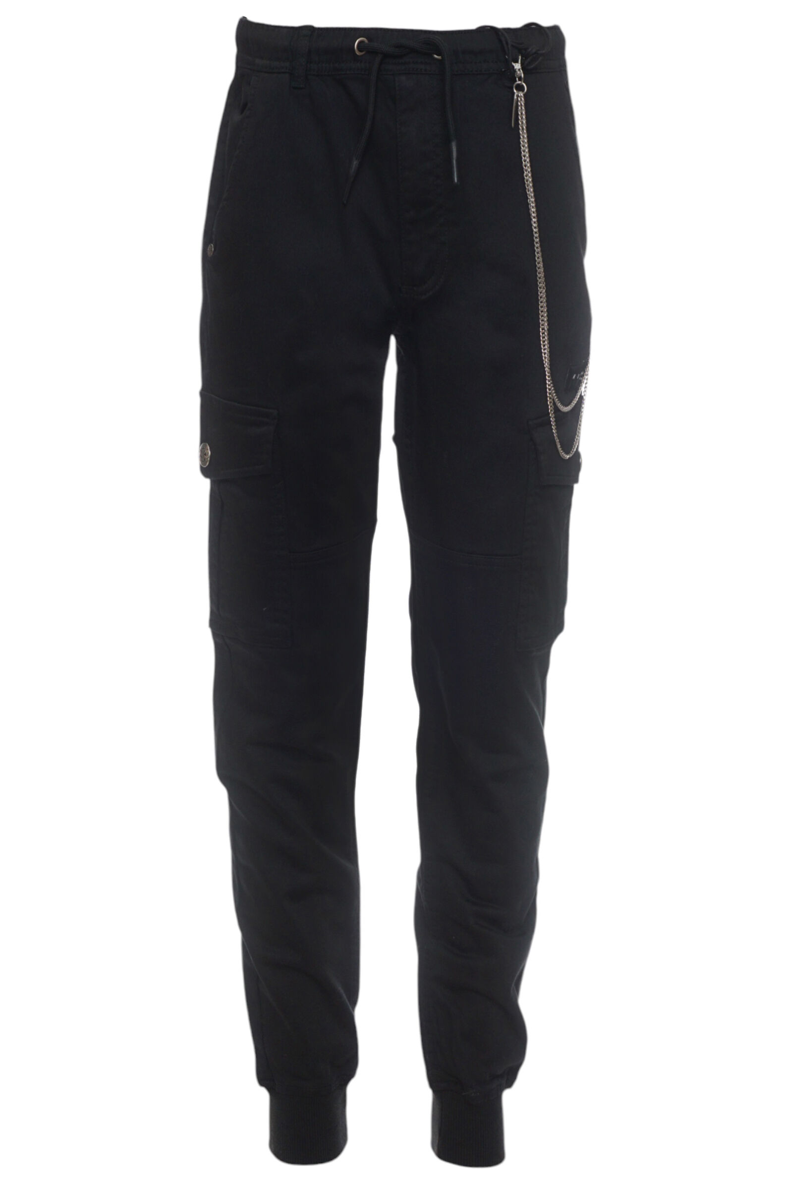 Брюки мал. АРТ.RBA24180PA,чер,хл-спан