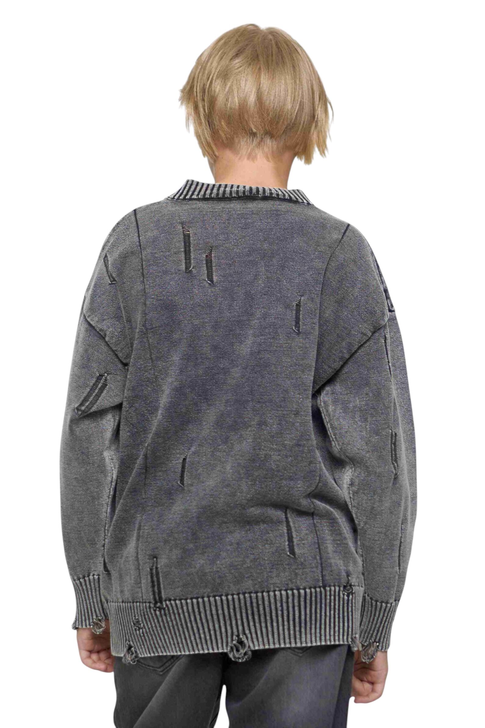 Джемпер АРТ.B-SW35199,сер,хл