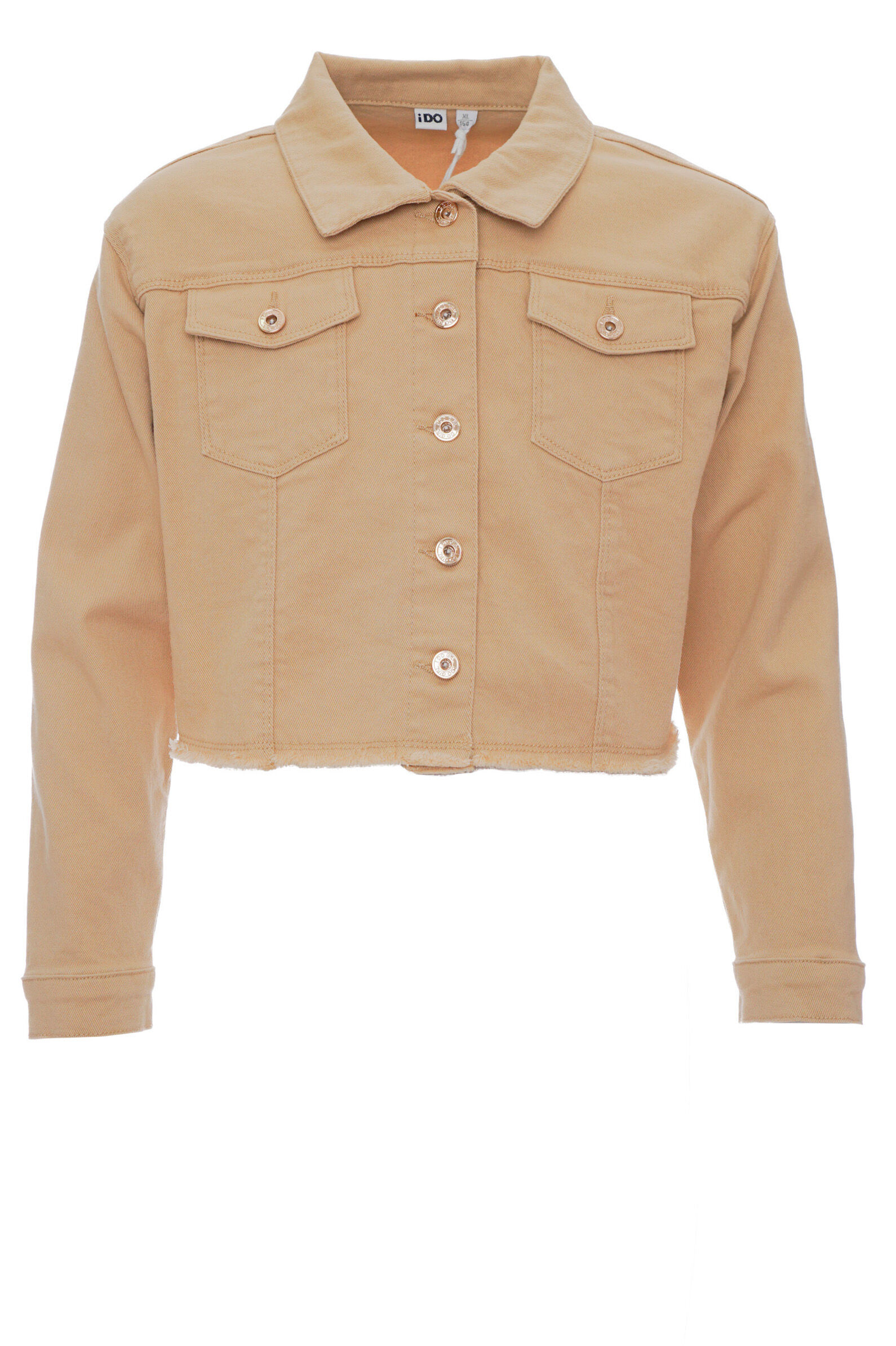 Джинсовка дев. АРТ.4 8568/00,беж,хл-эл