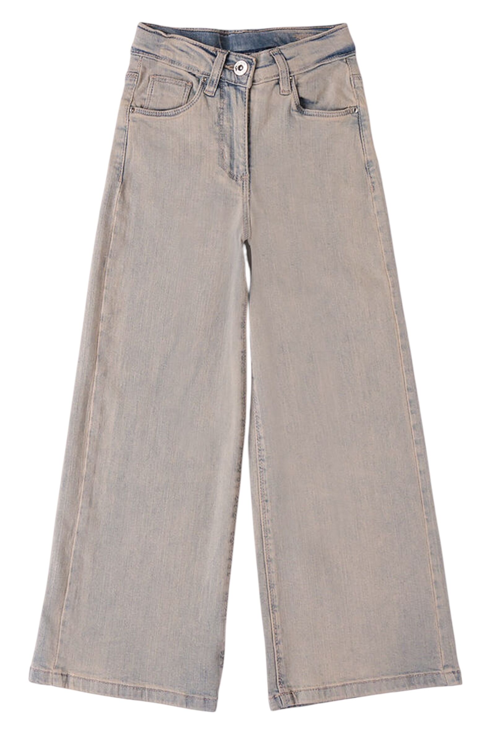 Джинсы дев. АРТ.4.B710.00,беж,хл-эл