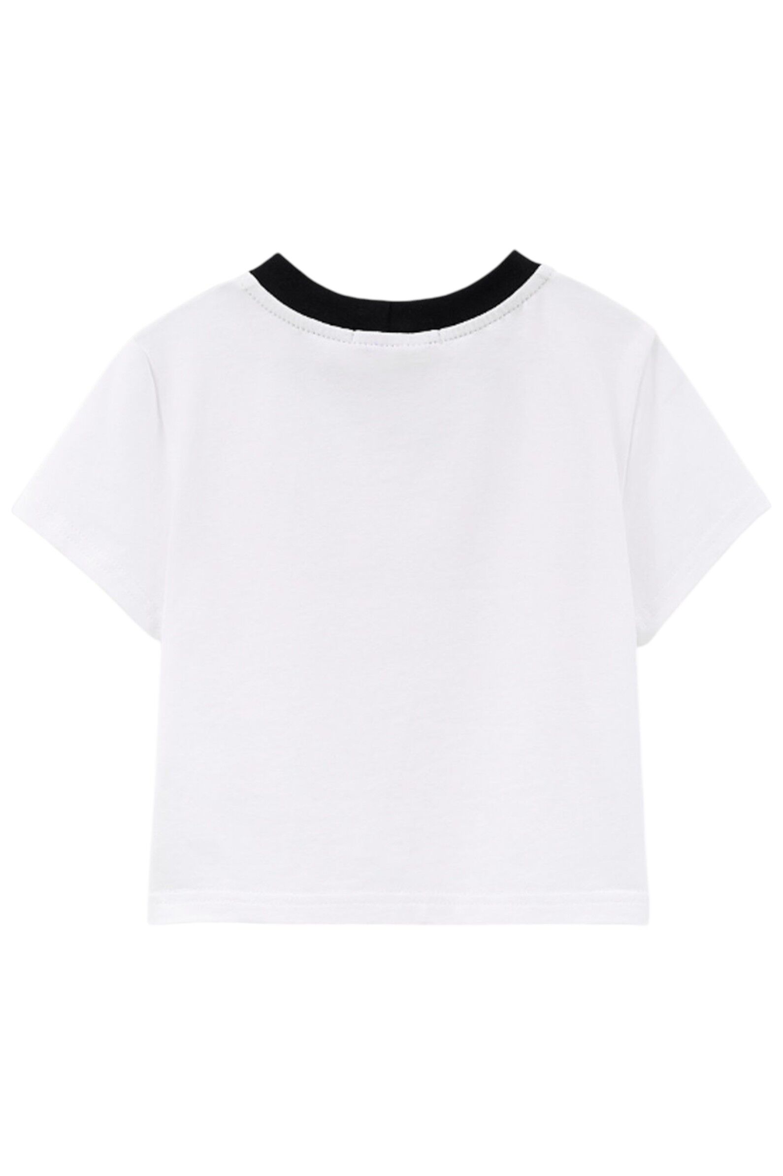 Футболка дев. АРТ.260059,чер-бел,хл-эл