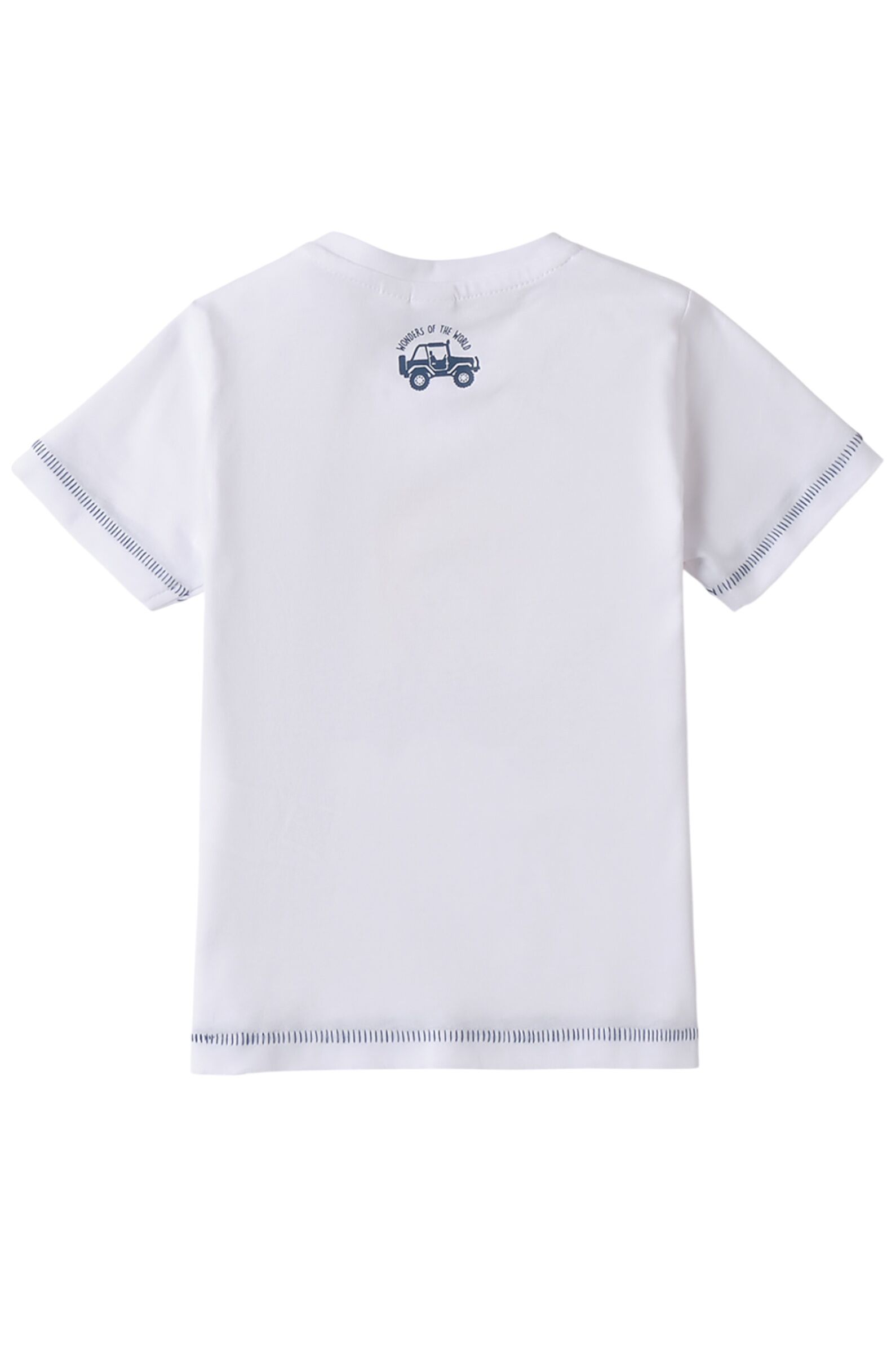 Футболка мал. АРТ.4.B452.00,бел-мул,хл