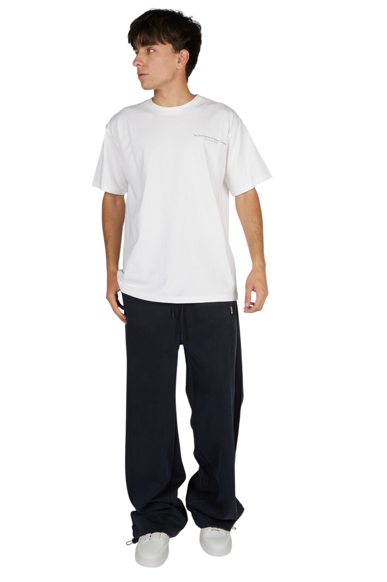 Футболка АРТ.B-TS36166,бел-чер,хл-эл