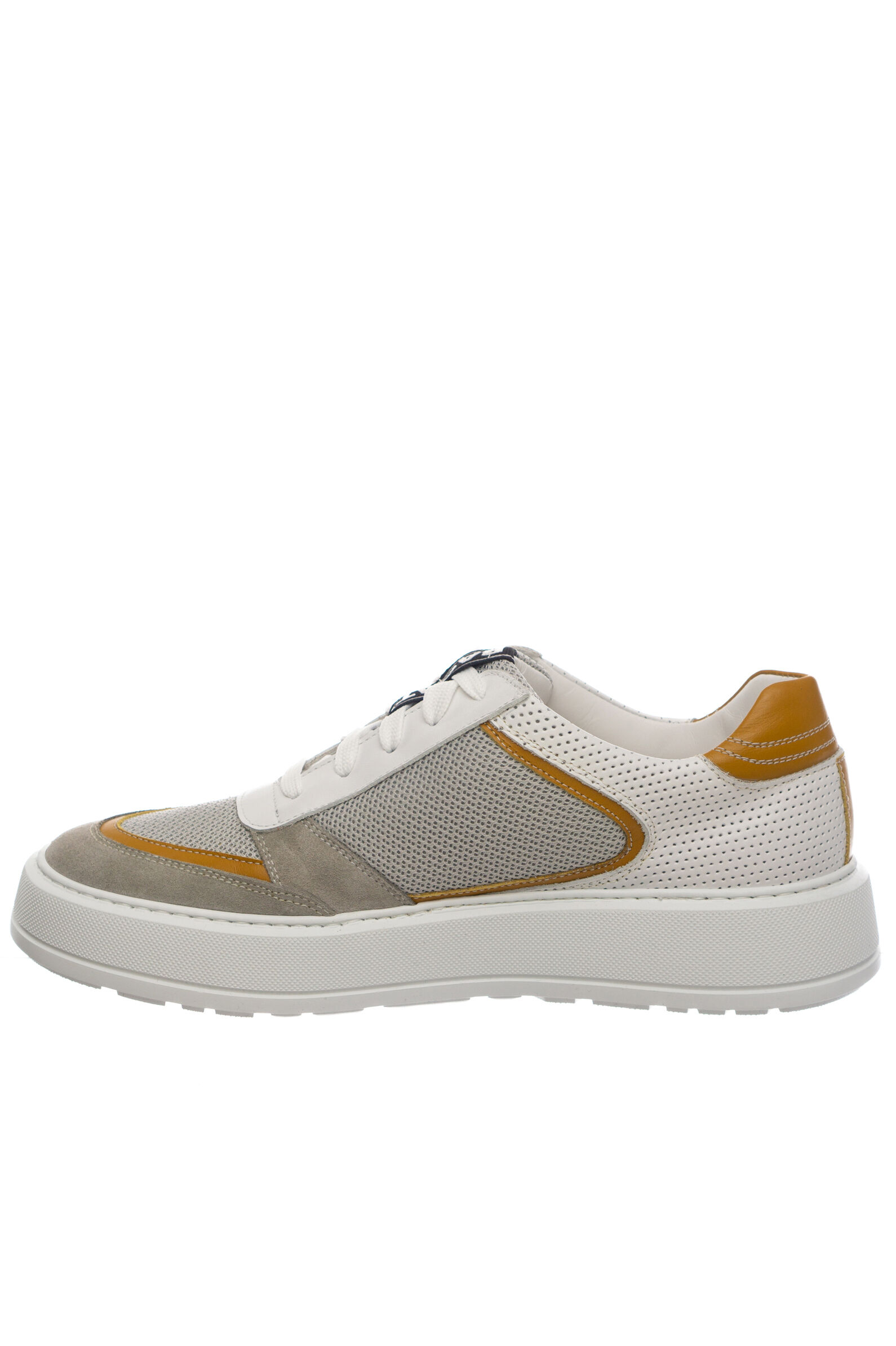 Кеды муж.АРТ.1733,сер-бел,н.к-тек/н.к