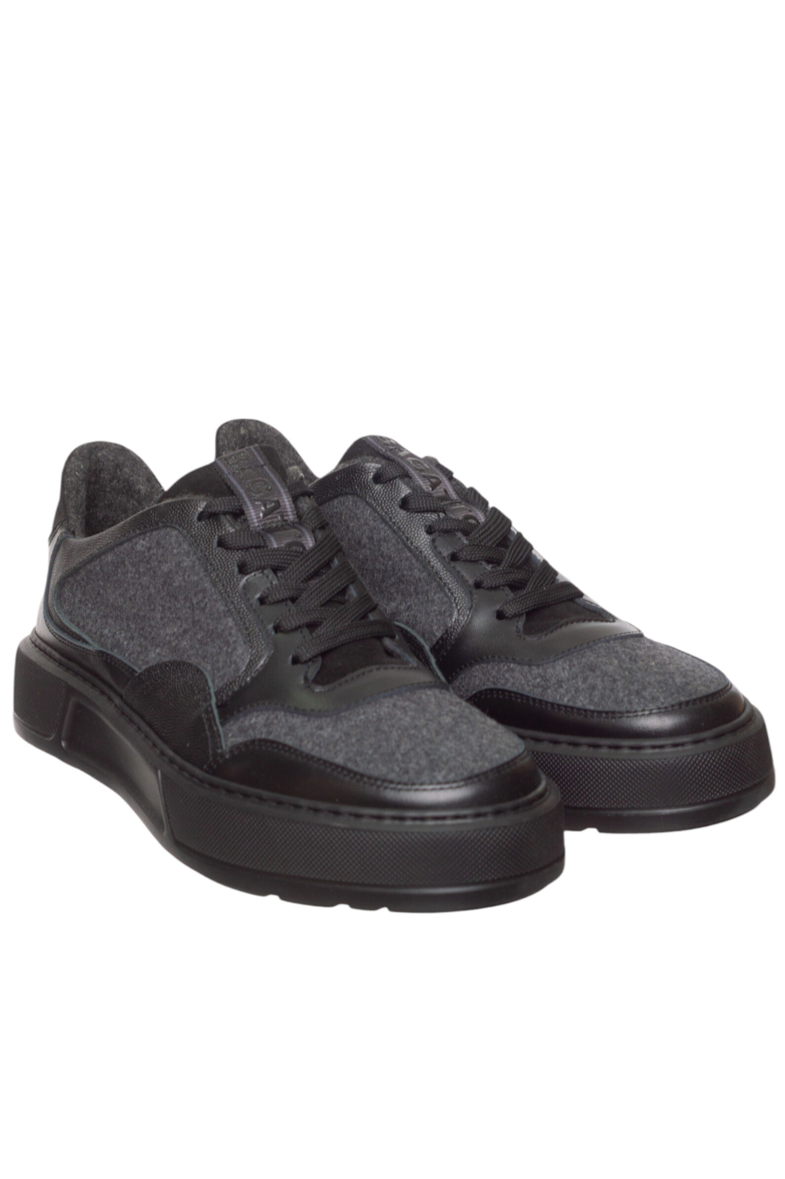 Кеды муж.АРТ.4700,чер-сер,н.к/байка