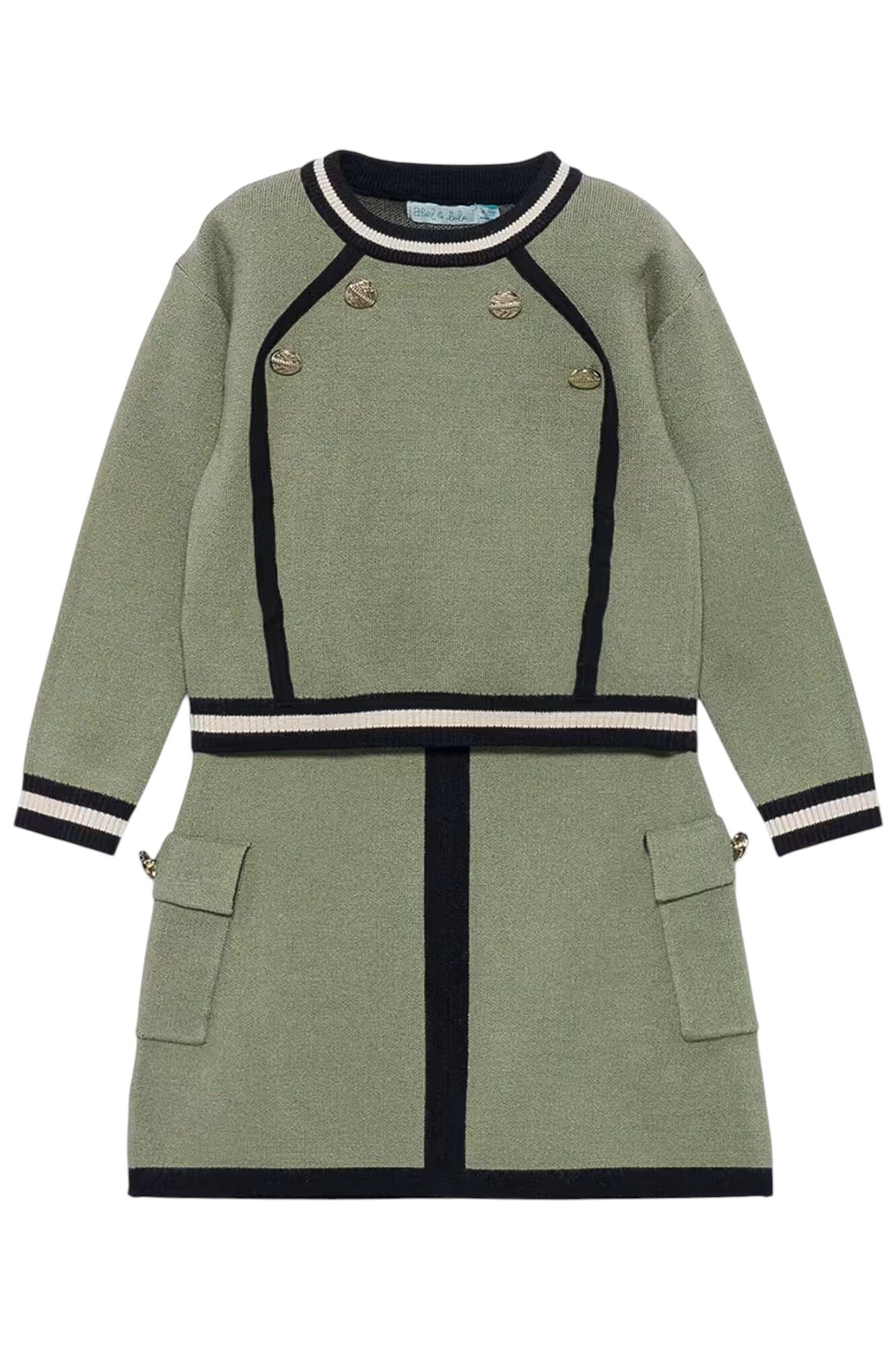 Костюм дев. АРТ.5544,зел,вис-па-пэ