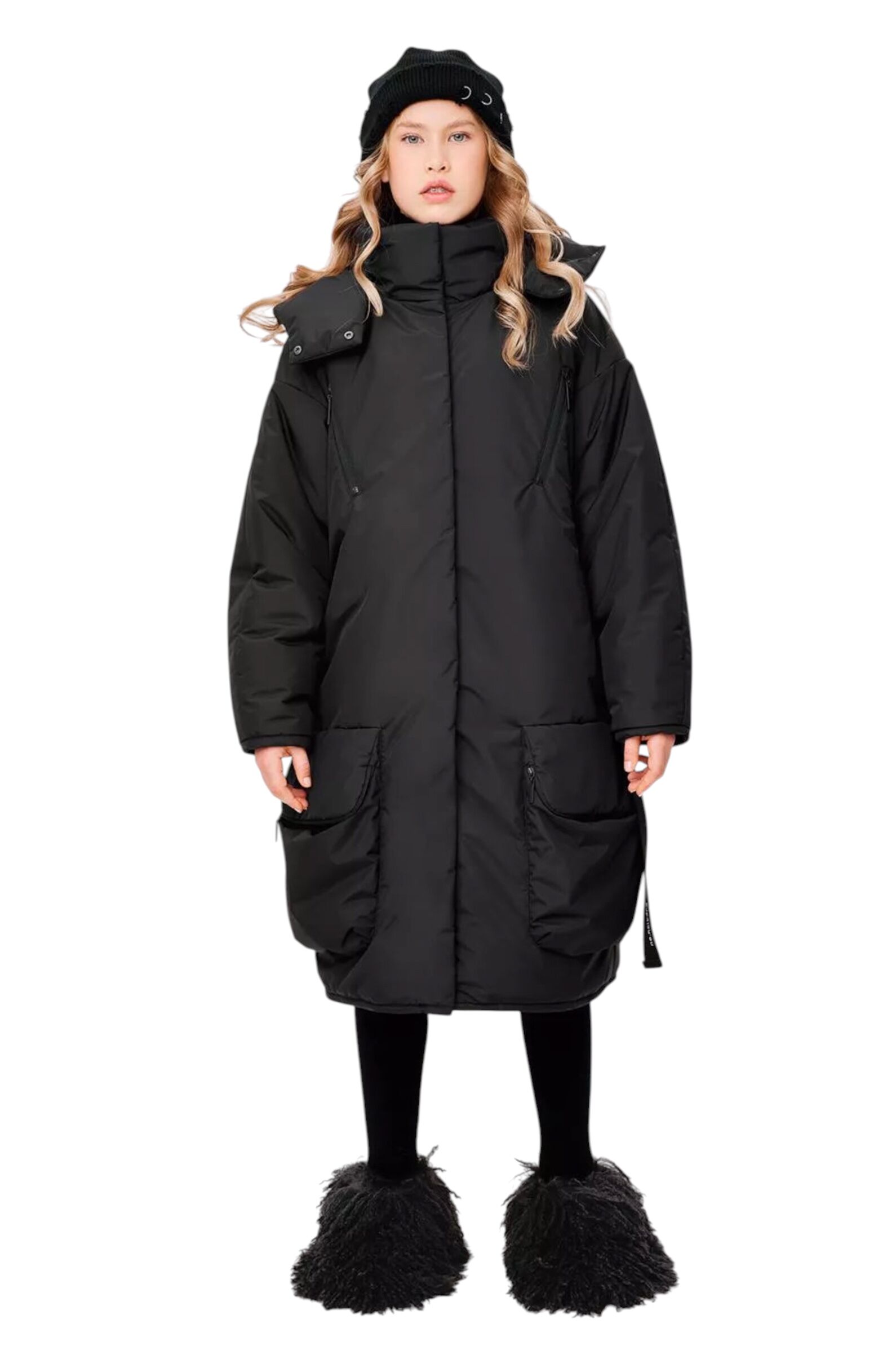 Куртка АРТ.1-088,чер,полиэф/полиэфир