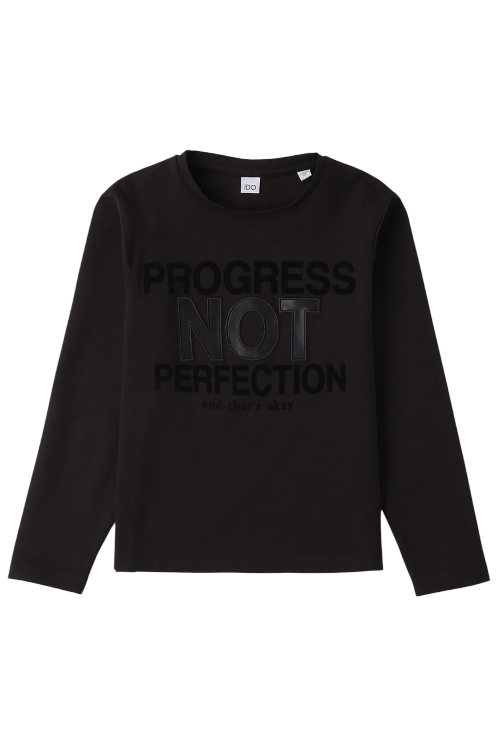 Лонгслив мал. АРТ.4.F518.00,чер,хл-эл