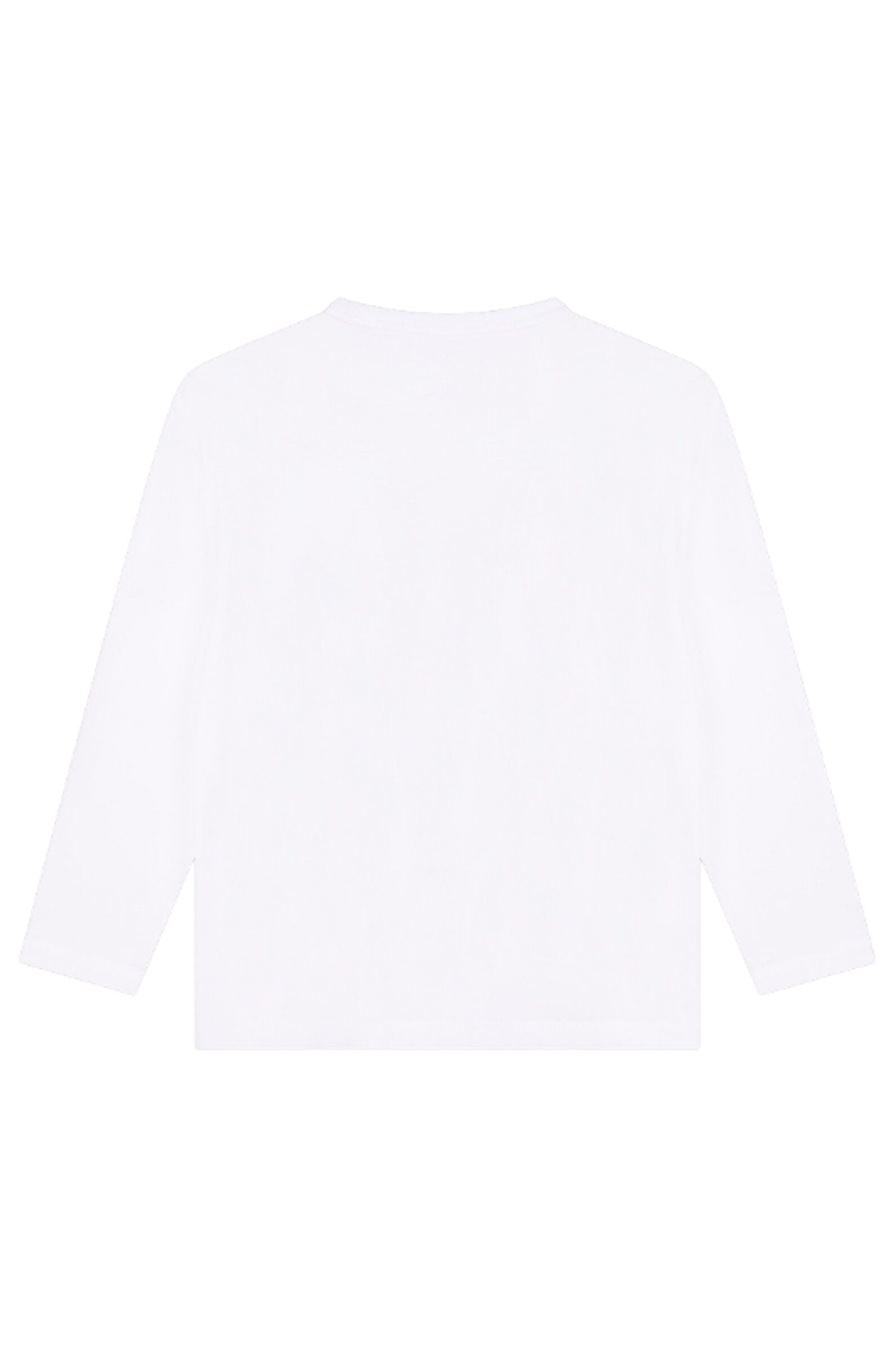 Лонгслив мал. АРТ.T60293/10P,бел,хл-эл