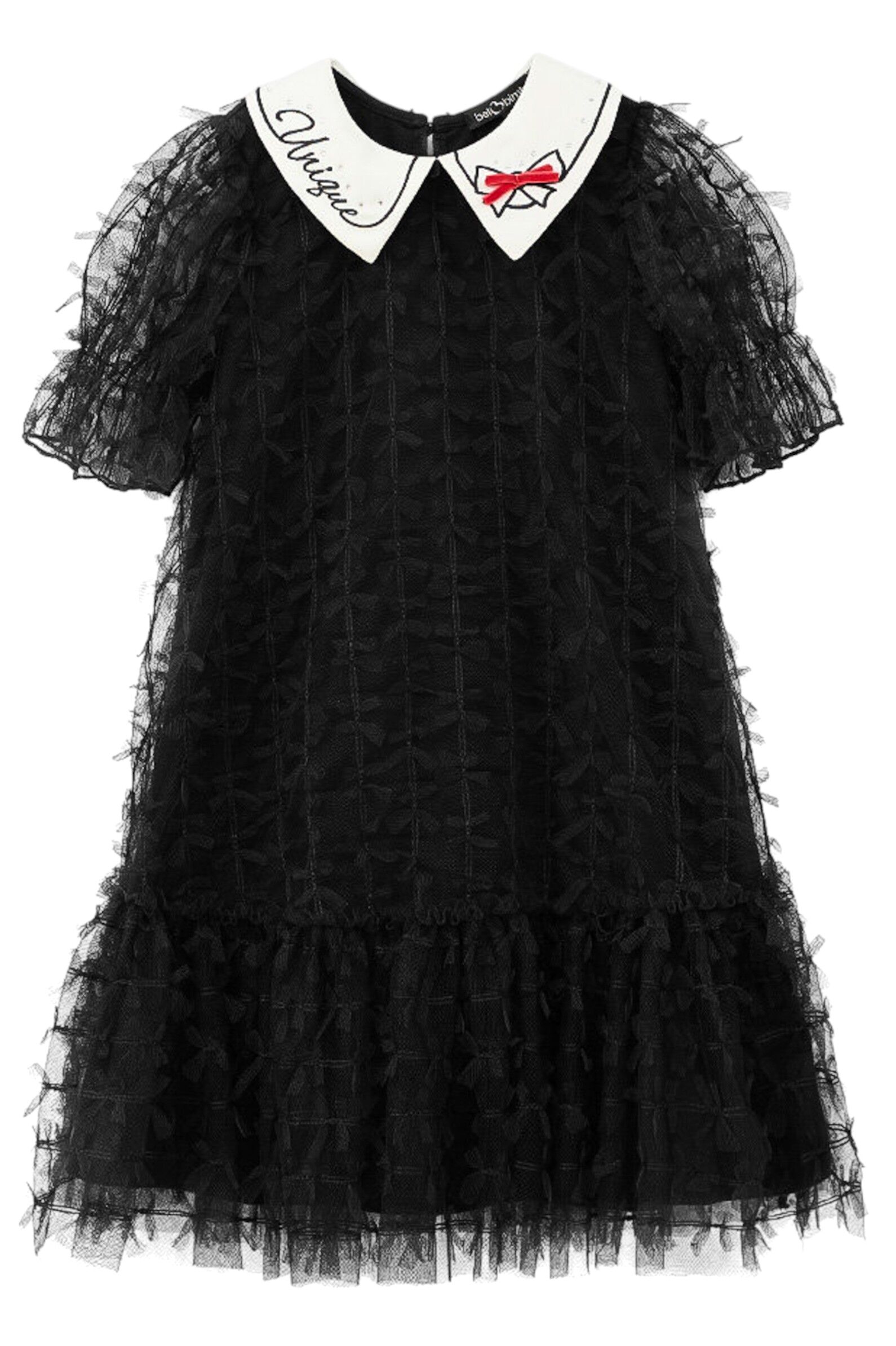 Платье дев. АРТ.252229,чер,хл-пэ