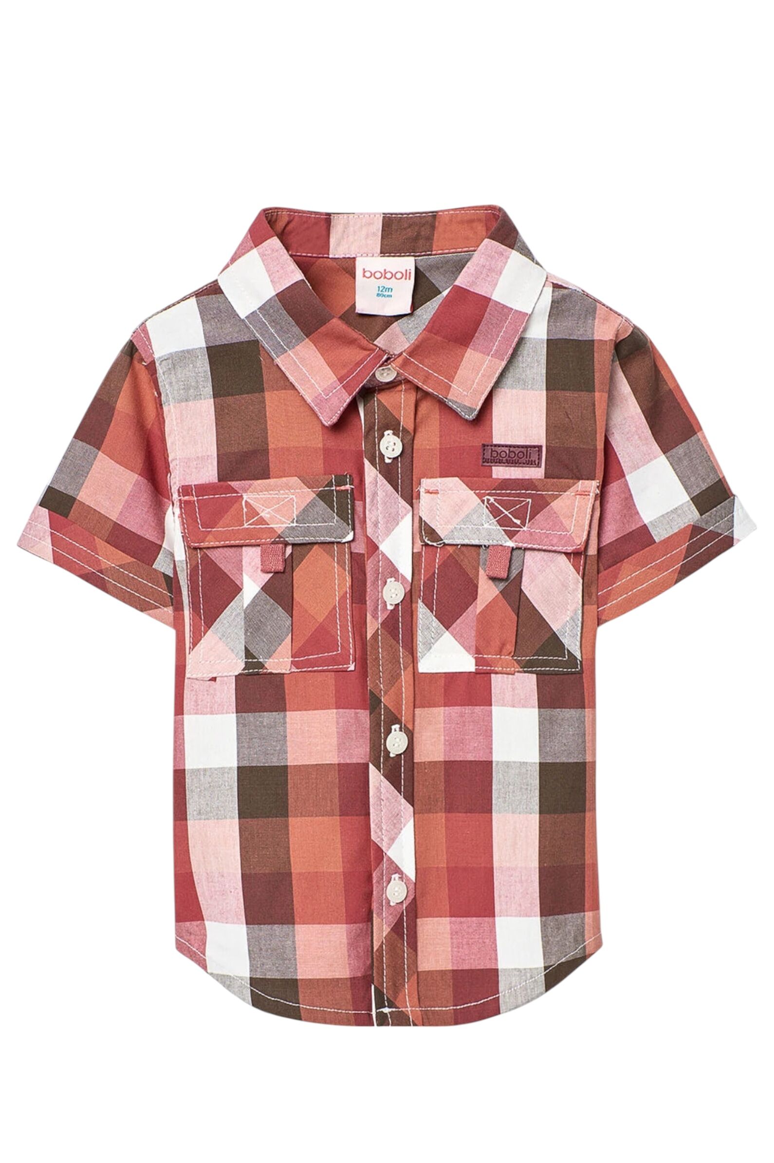 Рубашка мал. АРТ.331052,крас,хл