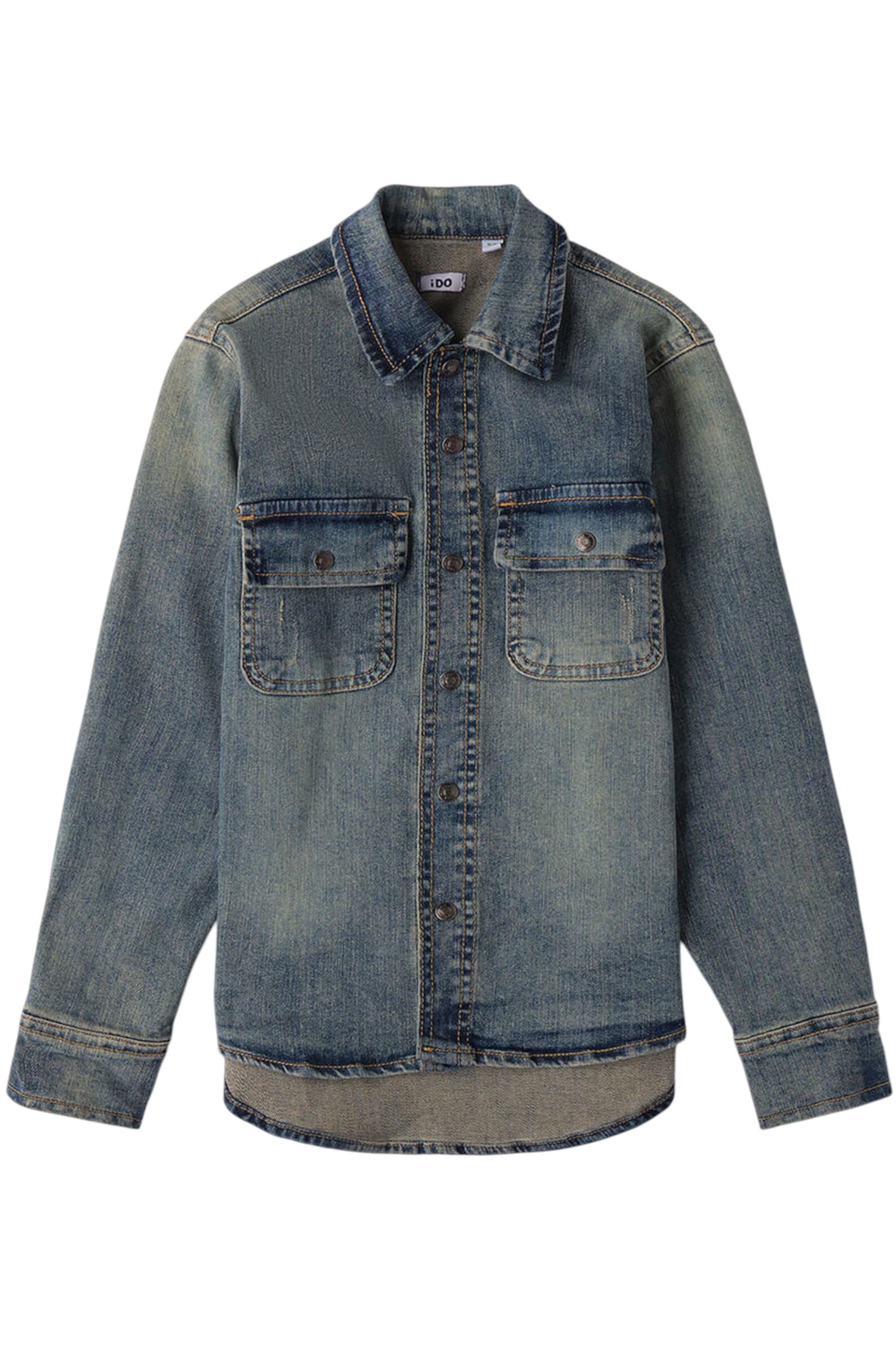 Рубашка мал. АРТ.4.B589.00,син,хл-эл