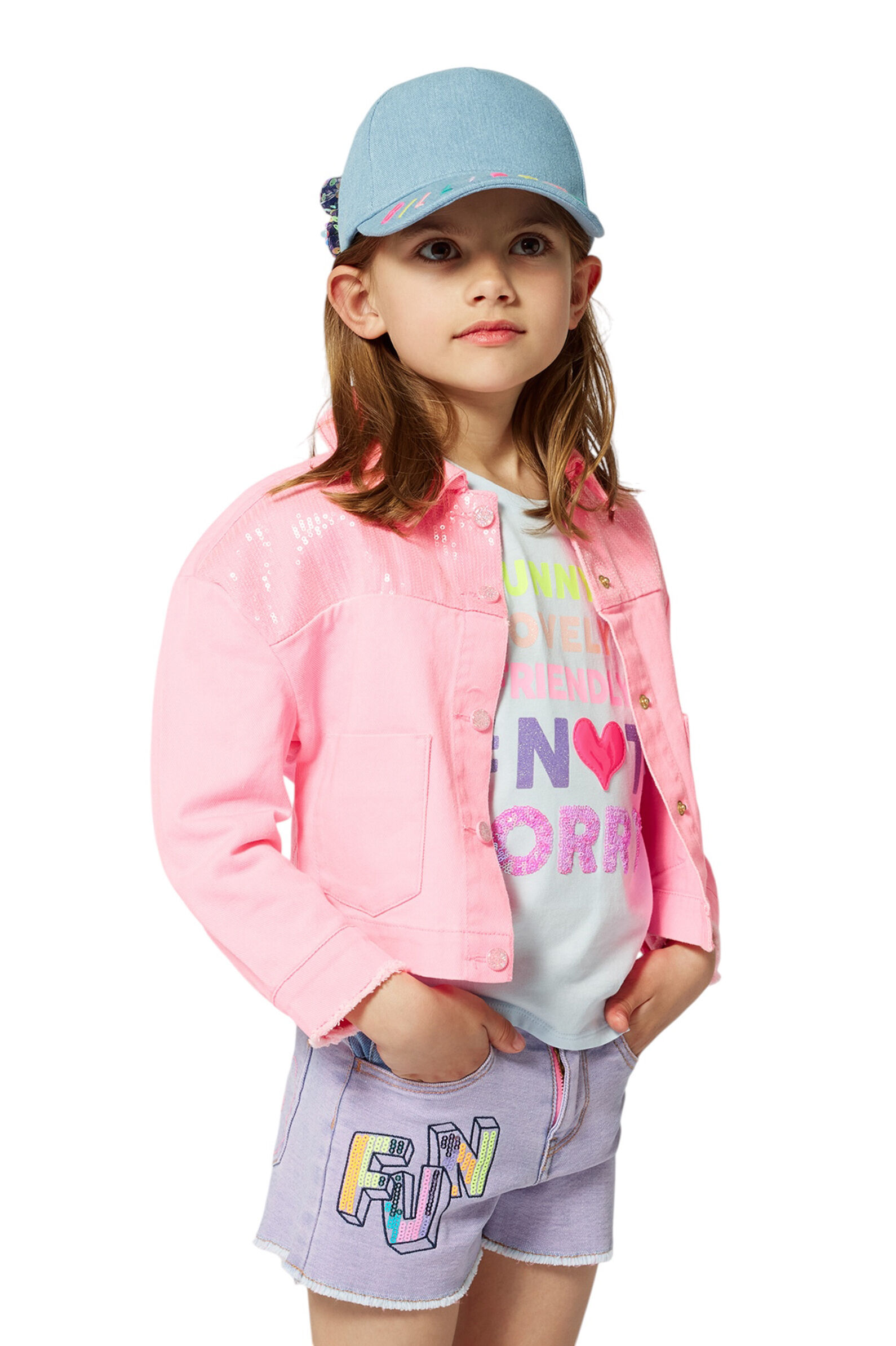 Шорты дев. АРТ.U20895/Z13,гол-роз,хл-эл