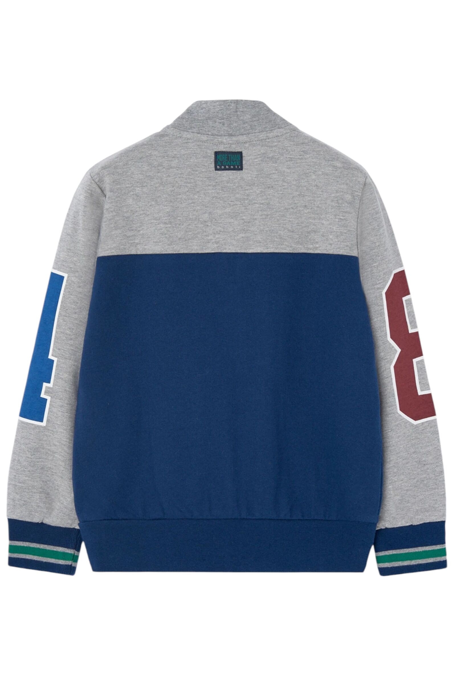 Толстовка мал. АРТ.509262,син-сер,хл-пэ