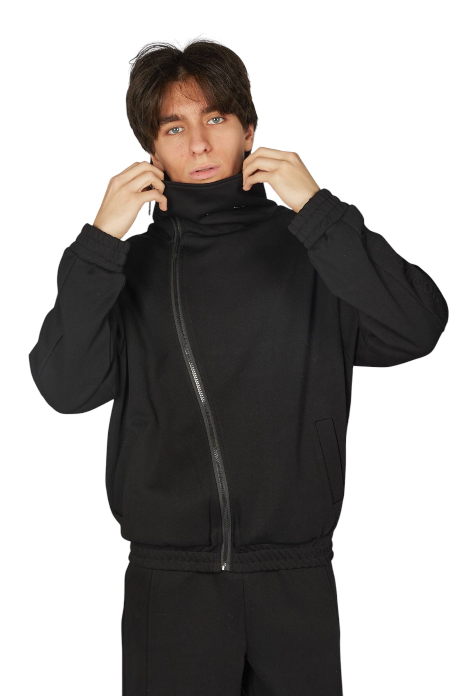 Толстовка АРТ.B-HDZ35442,чер,хл-пэ