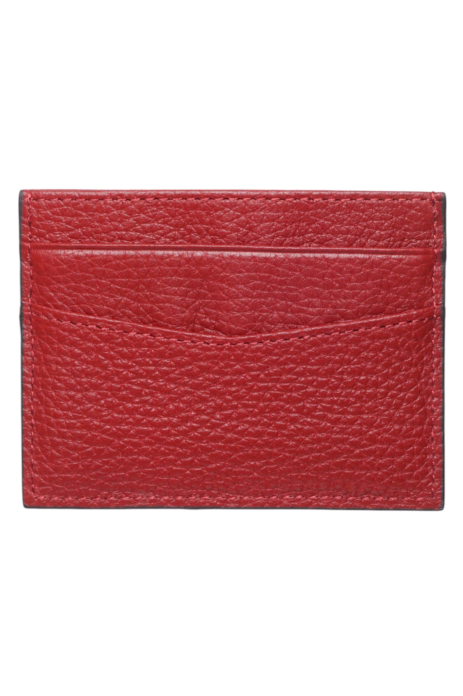 Визитница жен. АРТ.78116,крас,н.к/тек